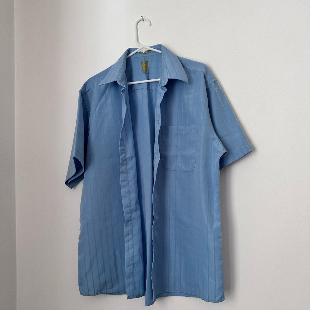 Vintage Maxim Blue Men’s Dress Shirt